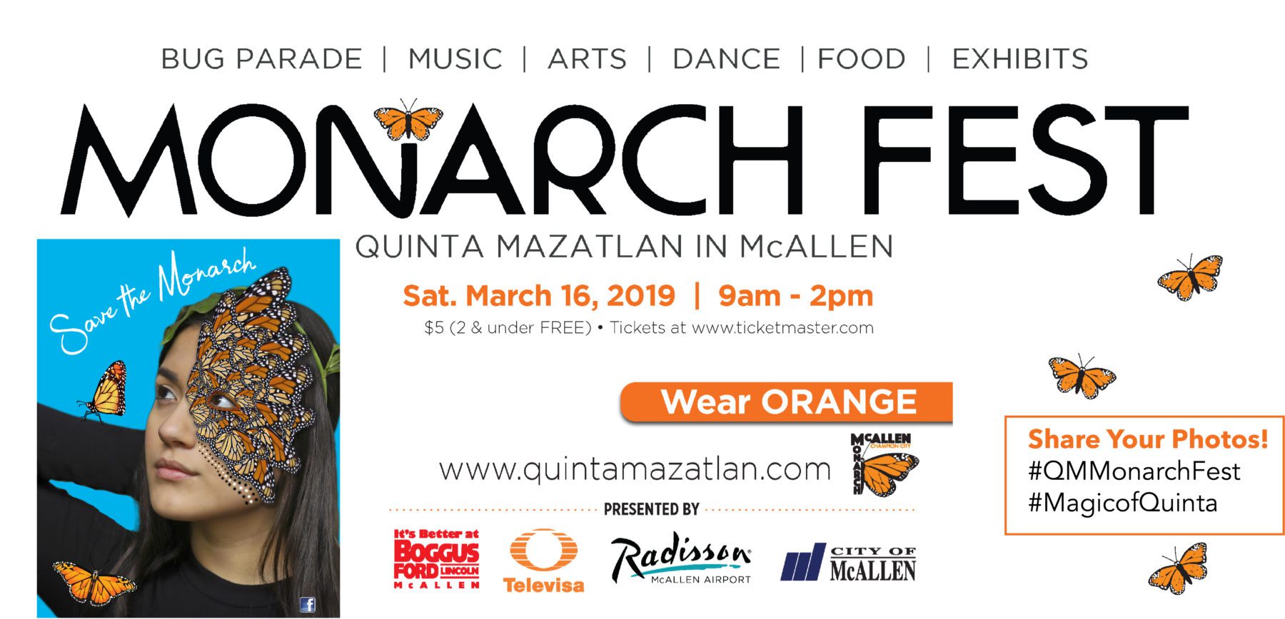 Monarch Fest Header | Explore McAllen