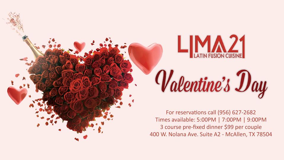 Lima 21 Valentines Dinner | Explore McAllen