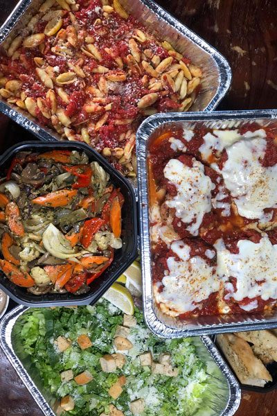 Family meals on sale to go