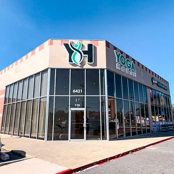 Tall Yoga House Building located on 17th street.