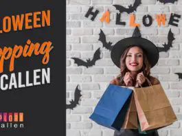 Halloween shopping bags at McAllen Stores
