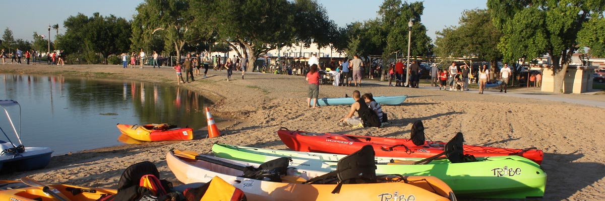 Town Lake at Firemen's Park McAllen