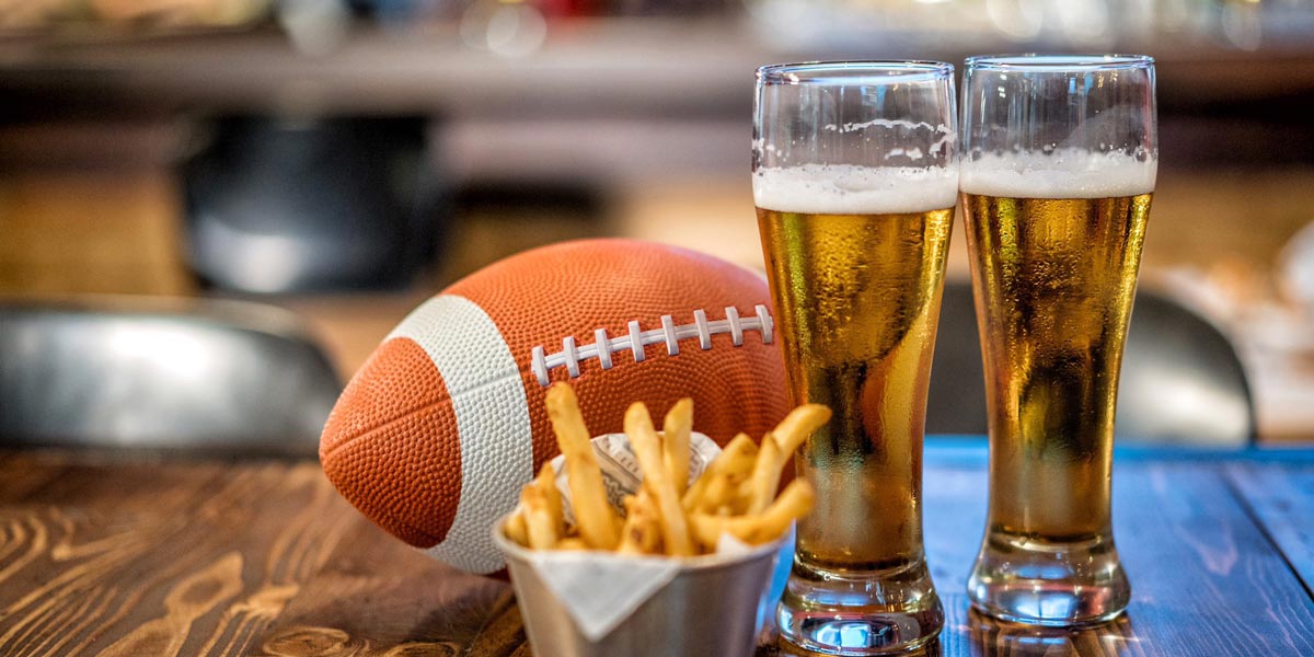 Football And Beer