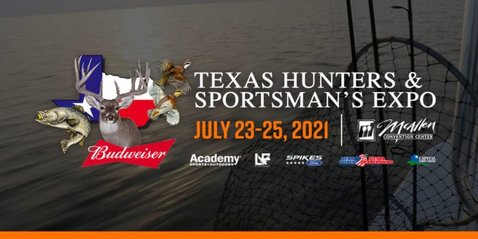 The 30th Annual Texas Hunters & Sportsman’s Expo from July 23rd Through the 25th