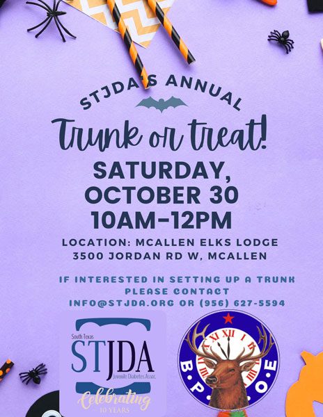 South Texas Juvenile Diabetes Association’s Annual Trunk or Treat