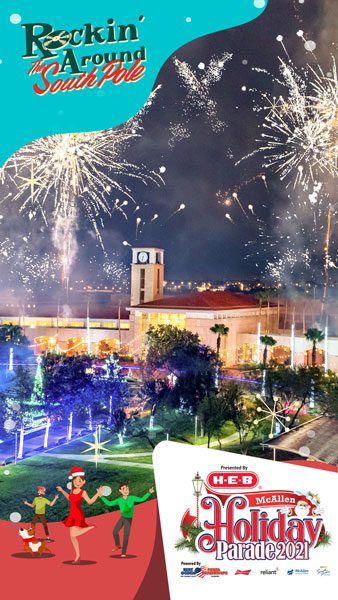 Fireworks surrounding the parks in mcallen tx