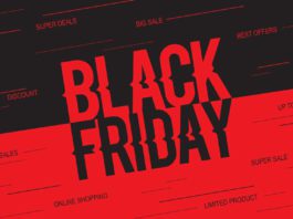 The Words Black Friday for McAllen Shopping