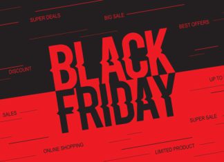 The Words Black Friday for McAllen Shopping