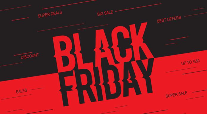 The Words Black Friday for McAllen Shopping