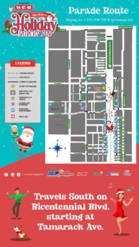 McAllen Holiday Parade Route