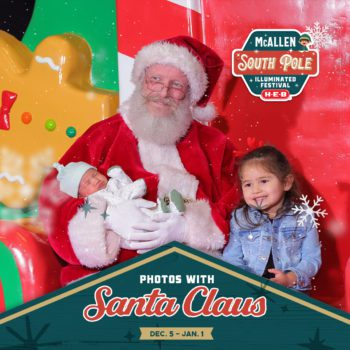 Photos with Santa at South Pole Illuminated Festival