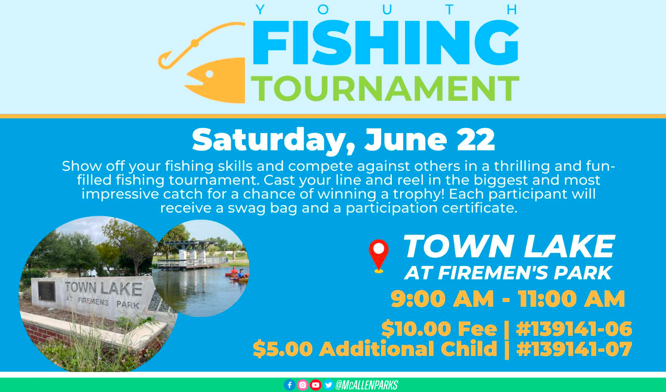 mcallen parks recreation youth fishing tournament