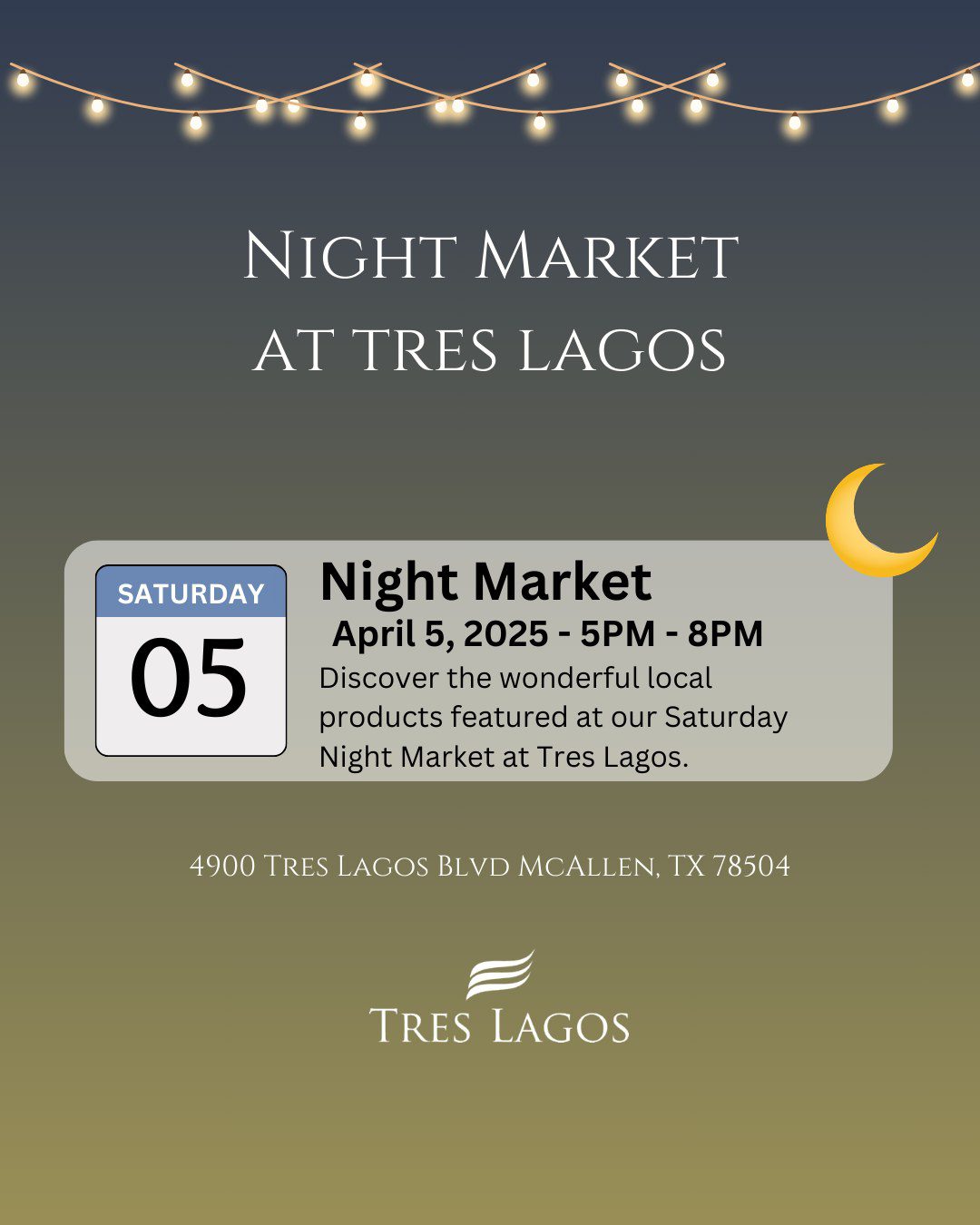 tres lagos april market