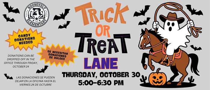 Trick-or-Treat at Roosevelt Elementary